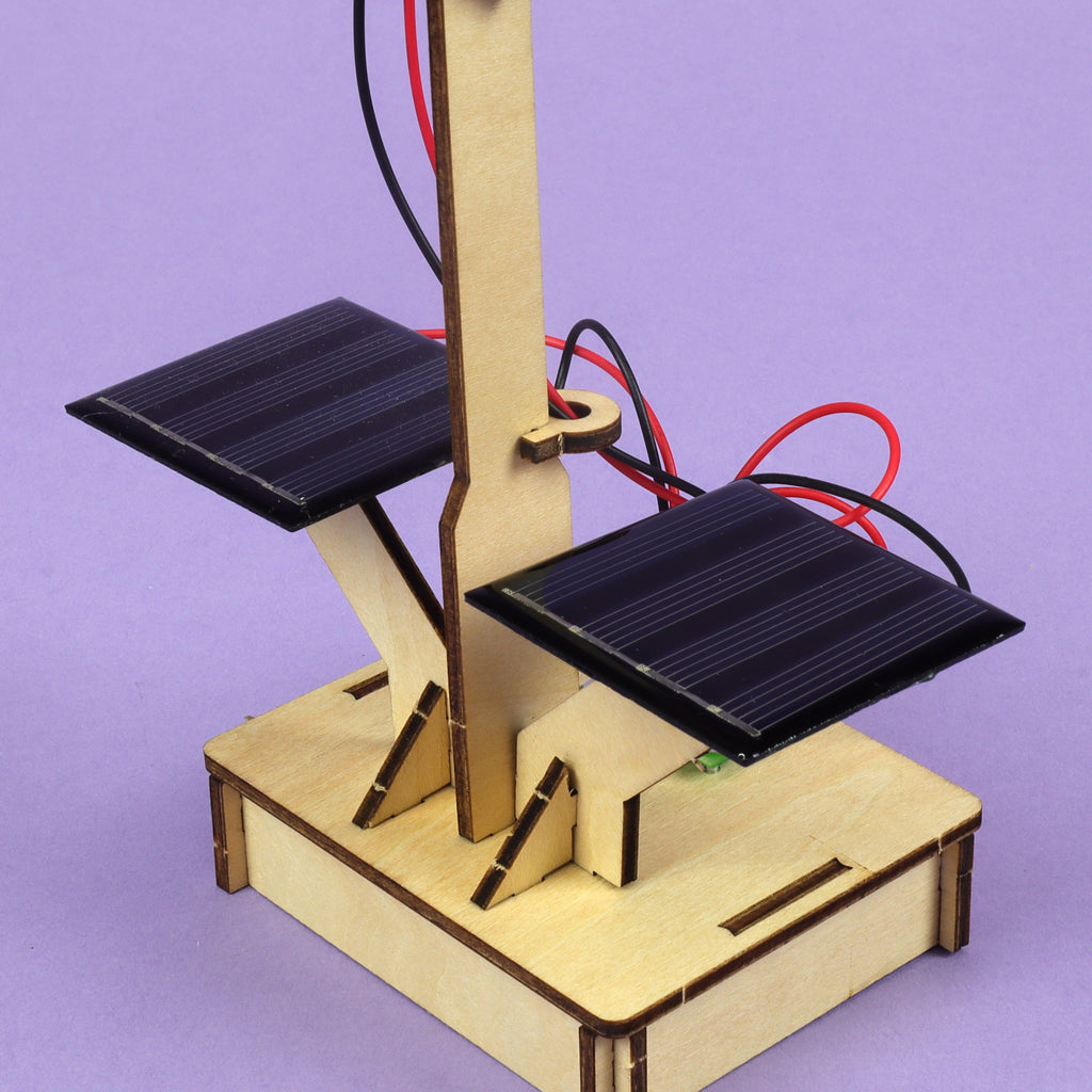 Smart Light Sensitive Solar Lamp DIY Kit, Educational STEM Toy